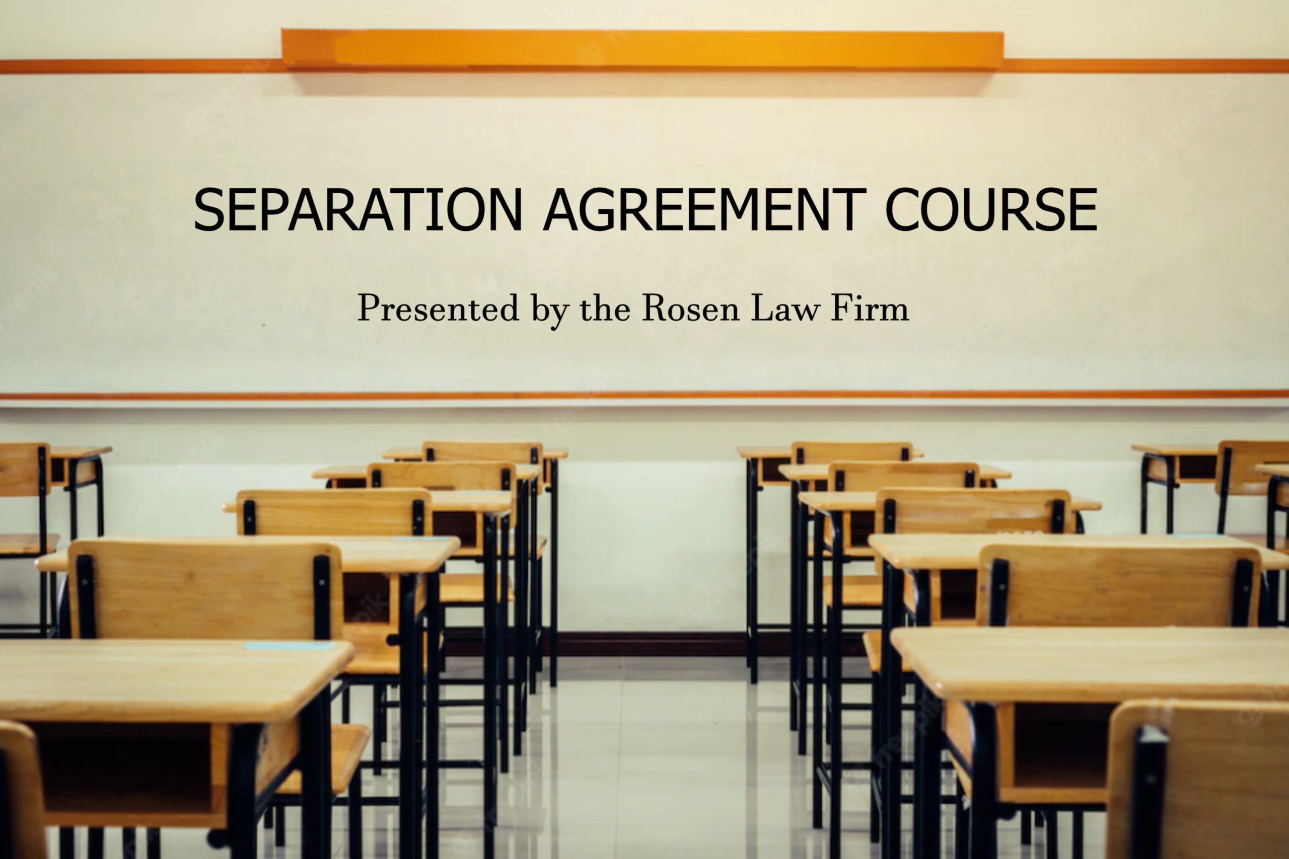 Separation agreement course