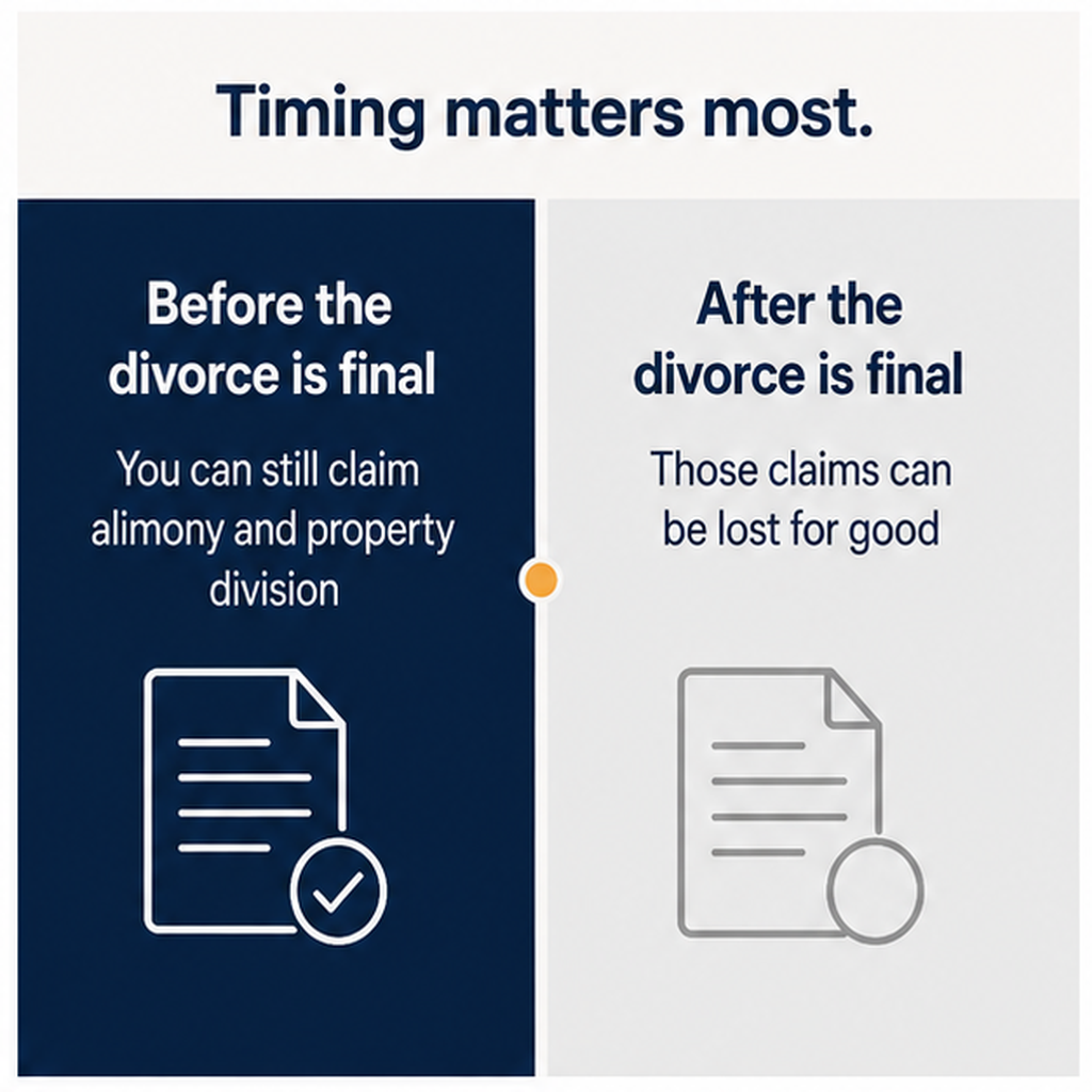Timing in Divorce NC
